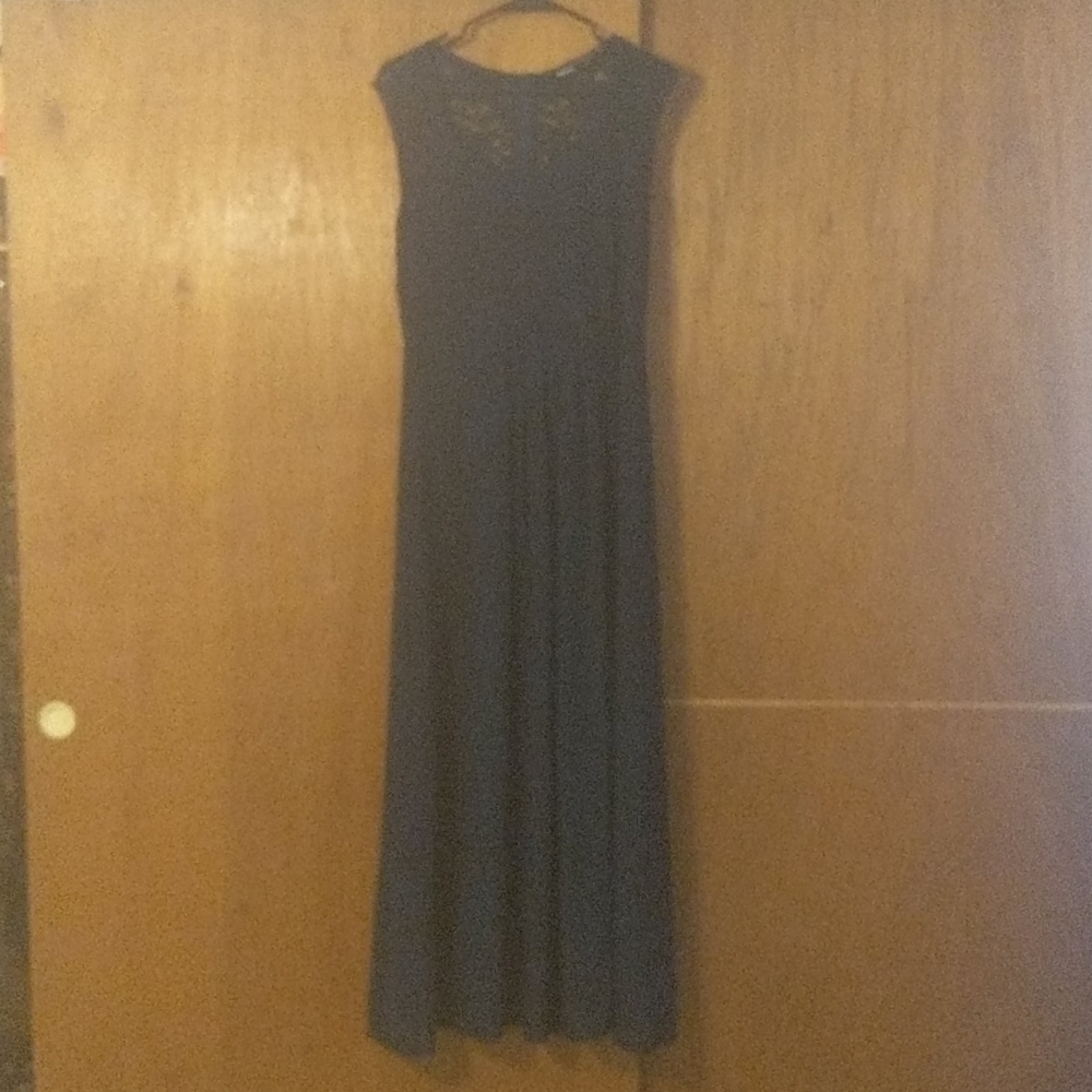 Navy lace dress